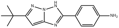 2-(4-aminophenyl)-6-tert-butyl-1H-pyrazolo[1,5-b][1,2,4]triazole Structure