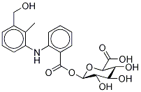 3-Hydroxymethyl Mefenamic Acid Acyl-b-D-glucuronide Structure
