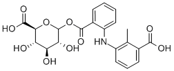 3-Carboxy Mefenamic Acid Acyl-b-D-glucuronide Structure