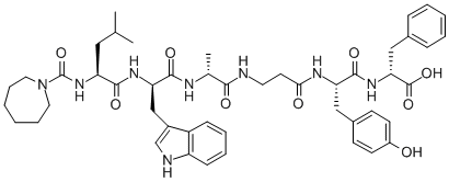 152847-08-0 HEXAMETHYLENIMINOCARBONYL-LEU-DTRP-DALA-B-ALA-TYR-DPHE