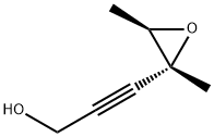 2-Propyn-1-ol, 3-(2,3-dimethyloxiranyl)-, trans- (9CI) Structure