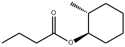 Butanoic acid, 2-methylcyclohexyl ester, trans- Structure