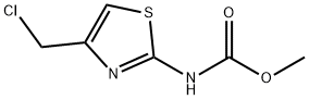 Carbamic  acid,  [4-(chloromethyl)-2-thiazolyl]-,  methyl  ester  (9CI) Structure
