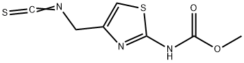 methyl 4-(isothiocyanatomethyl)thiazole-2-carbamate Structure