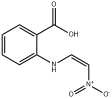 Benzoic acid, 2-[(2-nitroethenyl)amino]-, (Z)- (9CI) Struktur
