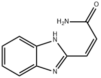2-Propenamide,3-(1H-benzimidazol-2-yl)-,(Z)-(9CI) Structure