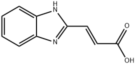 2-Propenoicacid,3-(1H-benzimidazol-2-yl)-,(E)-(9CI) 结构式