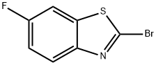 2-ブロモ-6-フルオロベンゾチアゾール 化学構造式