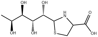 [5S(2S,4R)]-5-C-(4-羧基-2-噻唑烷基)-1-脱氧-L-阿拉伯糖醇,152983-87-4,结构式