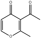 4H-Pyran-4-one, 3-acetyl-2-methyl- (9CI) 结构式