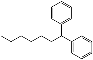 1,1-二苯基庚烷,1530-05-8,结构式