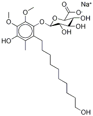 153010-32-3 4-Hydroxy-2-(10-hydroxydecyl)-5,6-dimethoxy-3-methylphenyl β-D-Glucuronide Monosodium Salt