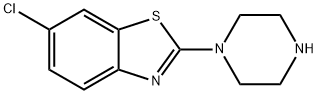 6-CHLORO-2-PIPERAZINO-1,3-BENZOTHIAZOLE Structure