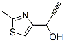 4-Thiazolemethanol,  -alpha--ethynyl-2-methyl- Struktur