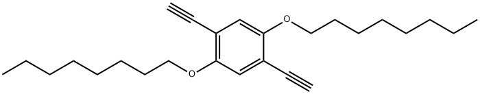 Benzene, 1,4-diethynyl-2,5-bis(octyloxy)-,153033-27-3,结构式