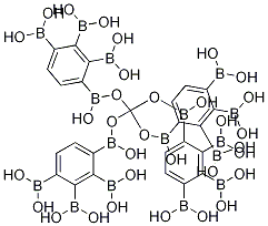 4,4',4'',4'''-Methanetetrayltetrakis(benzene-4,1-diyl)tetraboronic acid 化学構造式