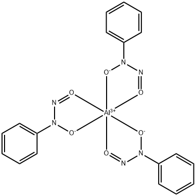 N-Nitroso-N-phenylhydroxylamine aluminum salt Structure