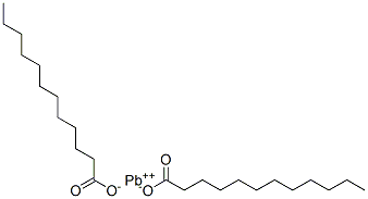 ラウリン酸鉛(C12H24O2xPb(x)) 化学構造式