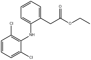 Diclofenac Ethyl Ester Struktur
