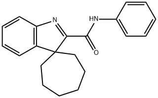 15308-86-8 N-Phenylspiro[cycloheptane-1,3'-[3H]indole]-2'-carboxamide