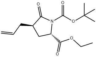 1,2-Pyrrolidinedicarboxylic acid, 5-oxo-4-(2-propen-1-yl)-, 1-(1,1-diMethylethyl) 2-ethyl ester, (2S,4R)-|