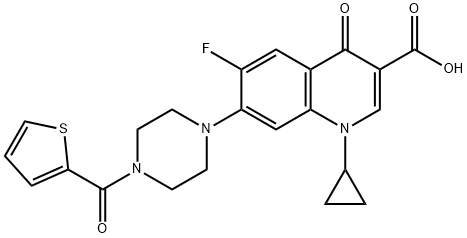 153083-88-6 3-Quinolinecarboxylic acid, 1-cyclopropyl-6-fluoro-1,4-dihydro-4-oxo-7-[4-(2-thienylcarbonyl)-1-piperazinyl]-