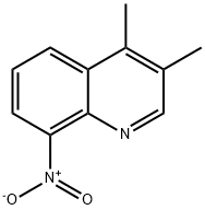 3,4-dimethyl-8-nitroquinoline Struktur