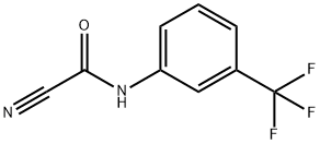 N-[3-(トリフルオロメチル)フェニル]-1-シアノホルムアミド 化学構造式