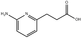 2-Amino-6-(2-carboxyethyl)pyridine Structure