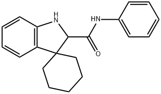 N-Phenylspiro[indoline-3,1'-cyclohexane]-2-carboxamide Structure