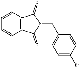 2-(4-bromobenzyl)-1H-isoindole-1,3(2H)-dione 化学構造式