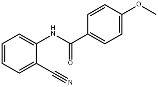 N-(2-cyanophenyl)-4-methoxybenzamide Structure