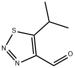 1,2,3-Thiadiazole-4-carboxaldehyde, 5-(1-methylethyl)- (9CI) Structure