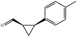 Cyclopropanecarboxaldehyde, 2-(4-methylphenyl)-, cis- (9CI) Structure