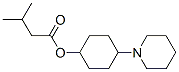 4-ピペリジノシクロヘキサノールイソバレラート 化学構造式