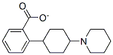 4-Piperidinocyclohexylbenzoate Struktur