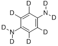 1,4-苯二胺-D8, 153200-73-8, 结构式