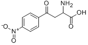 DL-2-AMINO-4-(4-NITROPHENYL)-4-OXOBUTANOIC ACID 结构式