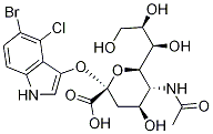2-O-(5-broMo-4-chloroindol-3-yl)sialic acid 结构式