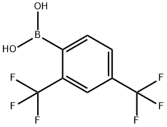 2,4-Bis(trifluoromethyl)phenylboronic acid Struktur