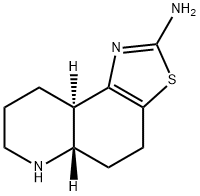 TRANS-4,5,5A,6,7,8,9,9A-OCTAHYDROTHIAZOLO(4,5-F)QUINOLIN-2-AMINE 结构式