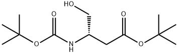 BOC-L-天冬氨醇-4-叔丁酯 结构式