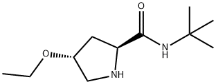 2-Pyrrolidinecarboxamide,N-(1,1-dimethylethyl)-4-ethoxy-,(2S-trans)-(9CI) 结构式