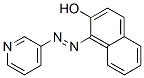 1-(3-ピリジニルアゾ)-2-ナフタレノール 化学構造式