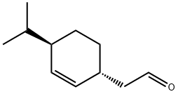 2-Cyclohexene-1-acetaldehyde,4-(1-methylethyl)-,(1R-trans)-(9CI) 结构式