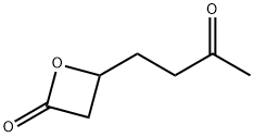 2-Oxetanone, 4-(3-oxobutyl)- (9CI) Structure
