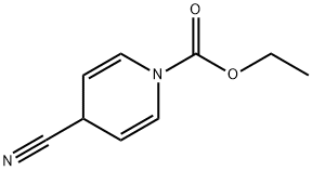 1(4H)-Pyridinecarboxylic  acid,  4-cyano-,  ethyl  ester 结构式