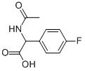 N-AC-RS-4-氟苯甘氨酸,153381-37-4,结构式