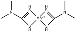 二甲基二代硫氨基甲酸錳 结构式