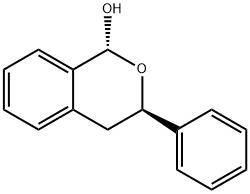 1H-2-Benzopyran-1-ol,3,4-dihydro-3-phenyl-,trans-(9CI) 化学構造式
